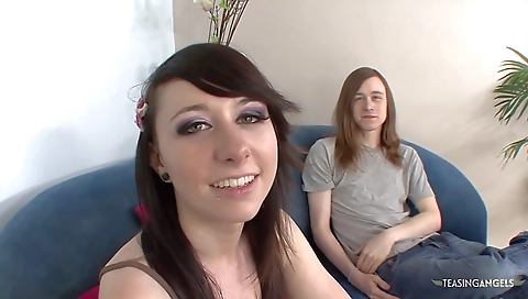 Milf & huge cock for her first time