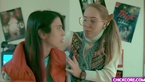 Hot blonde with huge tits gets fucked by her boyfriend