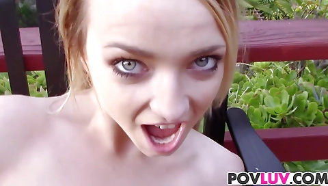 Sexy young girl loves the big cock