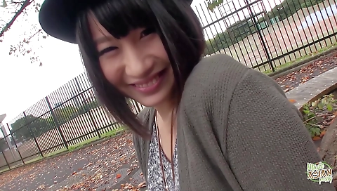 Hot asian model in bukkake