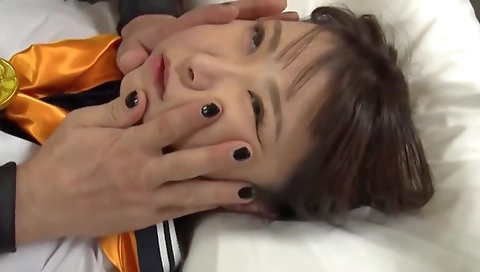 Mature asian chick gets her pussy drilled