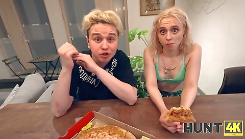 Sexy young girl with a big cock