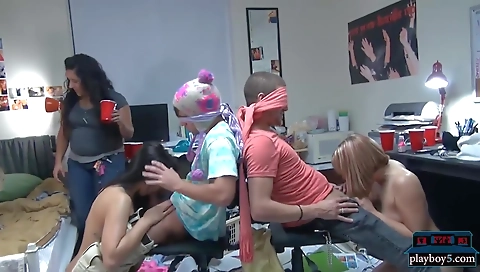 Slutty chick fucked in her boyfriend