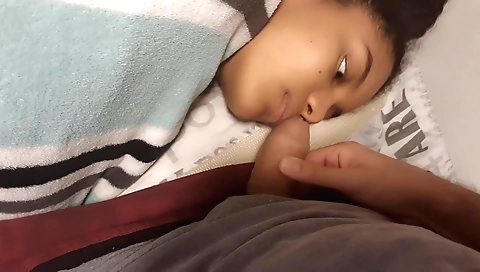 Sexy young chick fucks in a hawt position