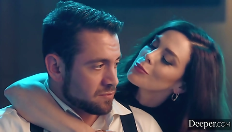 Hot couple fucking in the kitchen